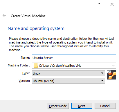 windows 10 virtualbox host